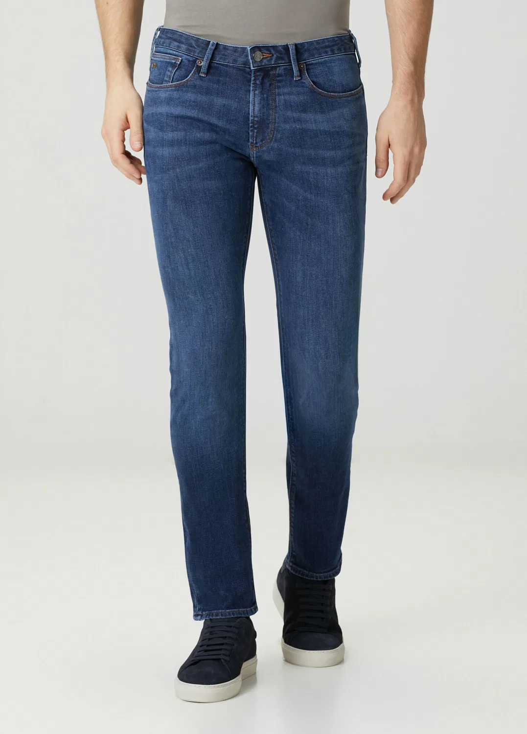 Джинсы J06 Slim Fit Emporio Armani, dark blue — фото 2