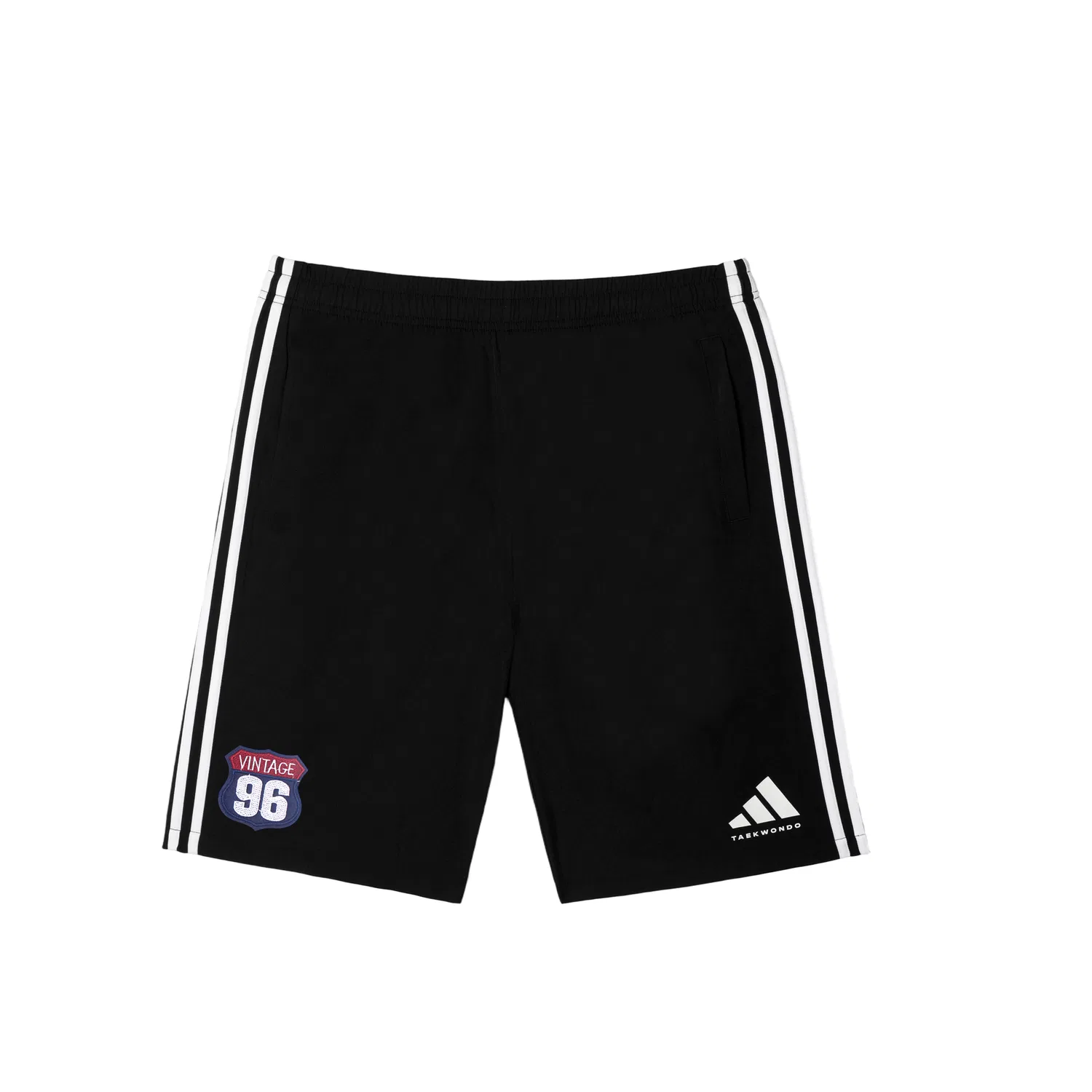 Мужские шорты с принтом Taekwondo Adidas, Black