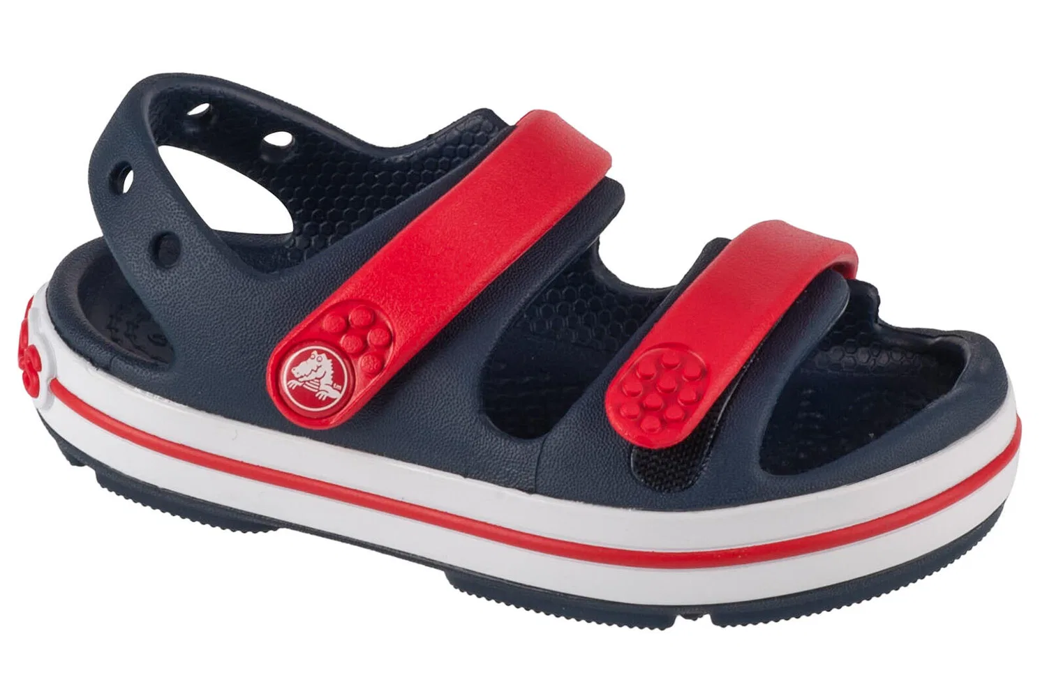 Детские сандалии с закрытым носком Crocs 2094244OT, Midnight Indigo / Red