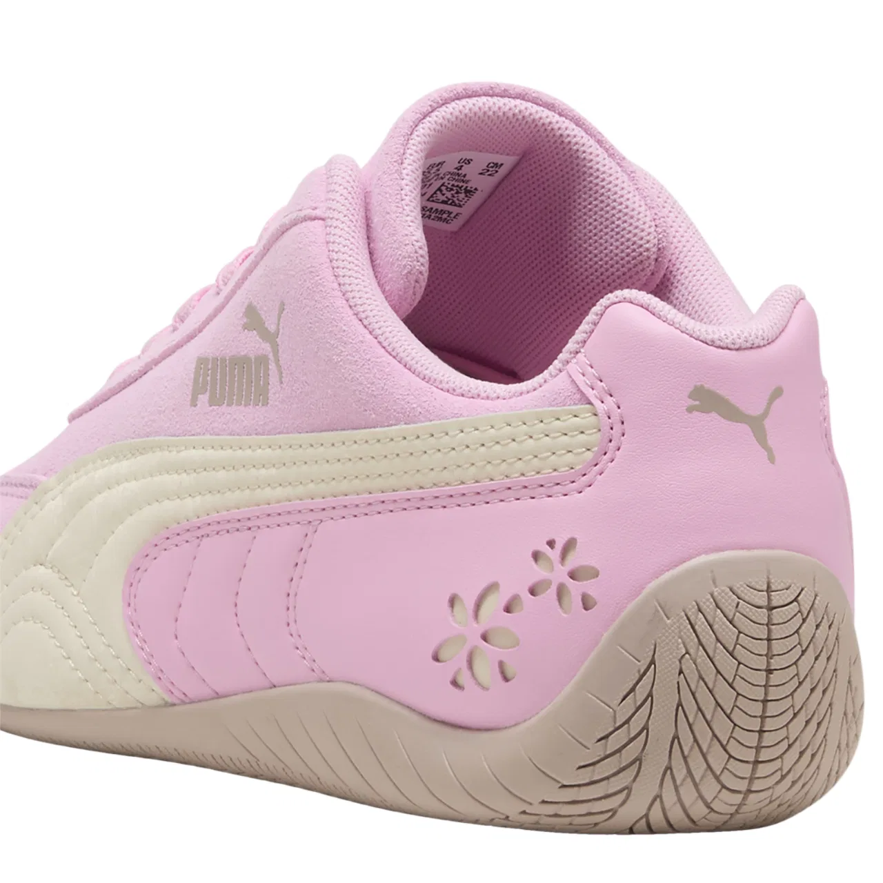 Кроссовки для мальчиков Speedcat Eternal Bloom PUMA, цвет Pink Shimmer/Alpine Snow — фото 3