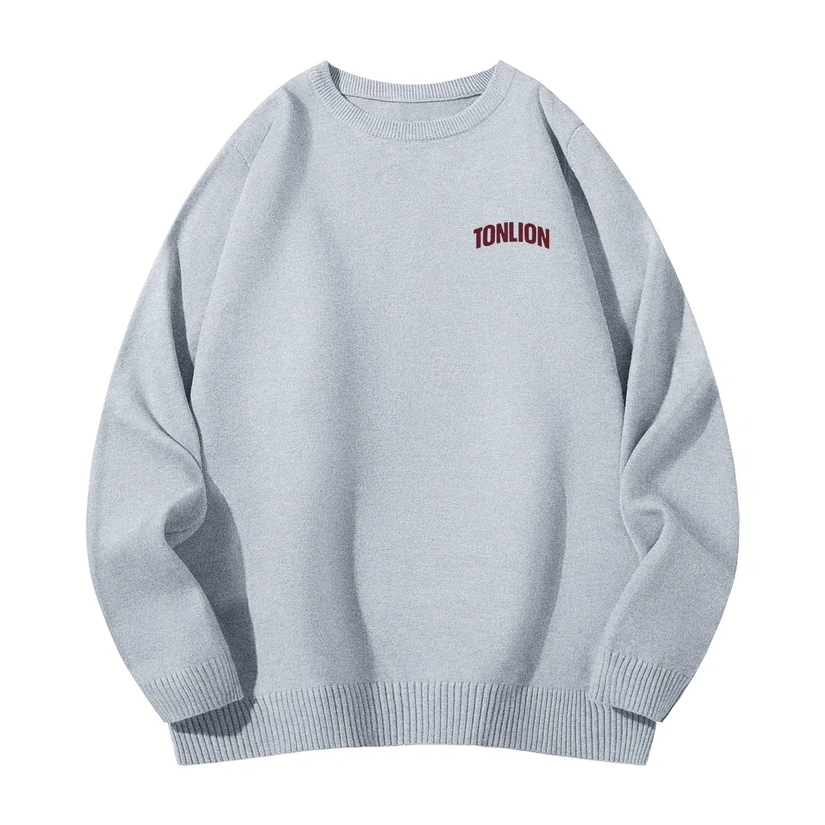 Детский пуловер с принтом Tonlion, Light Gray T Vintage Tang Lion Chest Logo