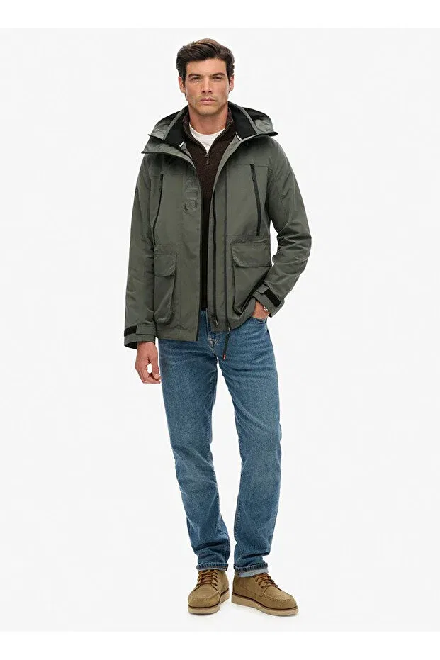 Мужское пальто с длинным рукавом Superdry, Dark Gray