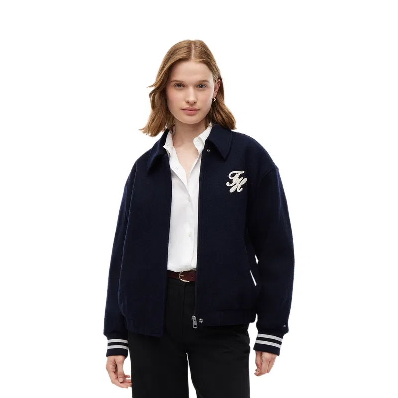 Женская куртка с лацканами Navy Blue DW5 Tommy Hilfiger, Navy Blue DW5
