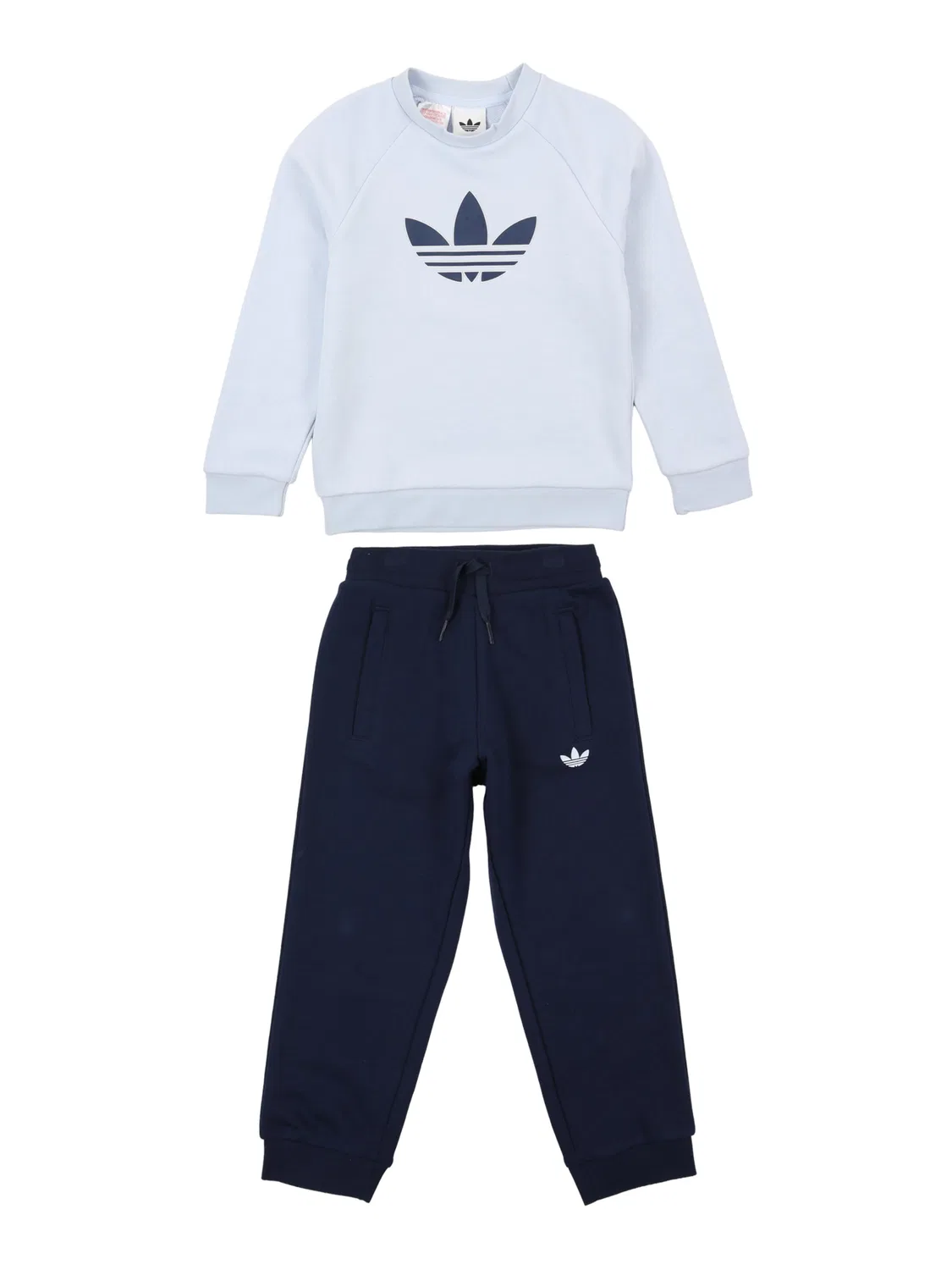 Спортивный костюм Adidas Originals темно-синего и пастельно-голубого цвета
