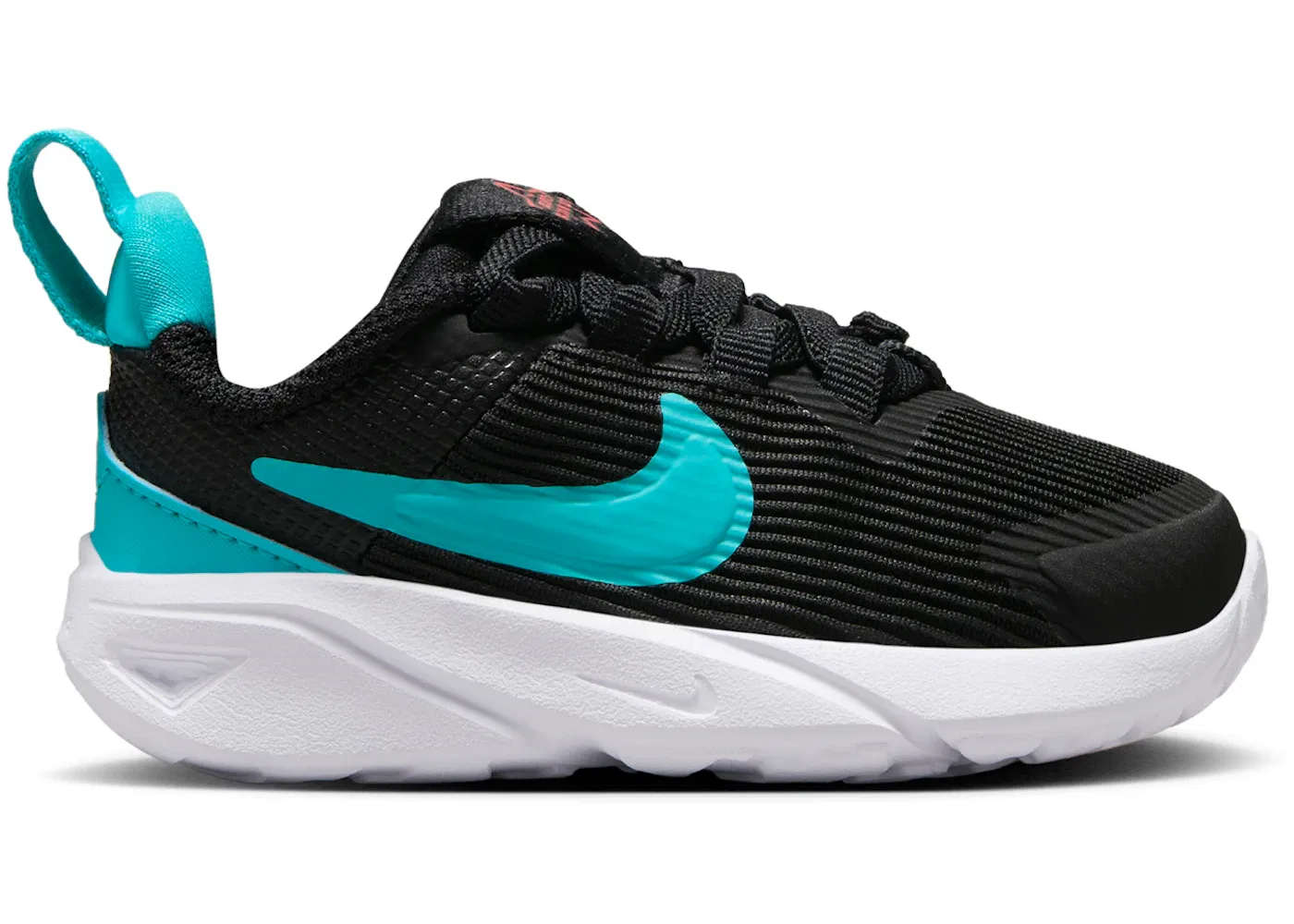 Детские кроссовки спортивные Nike Star Runner 4 Nike, Black/Bright Crimson/White/Dusty Cactus