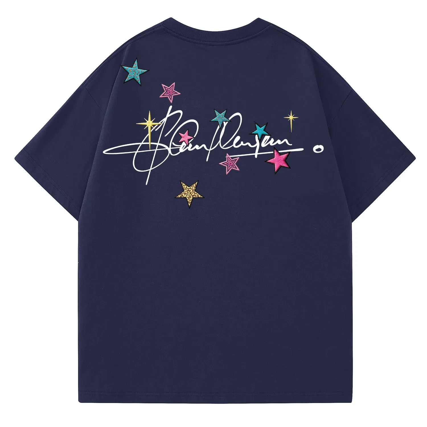 Футболка Детская Хлопковая Disney Crew Neck Thin Straight Fit, Navy Blue