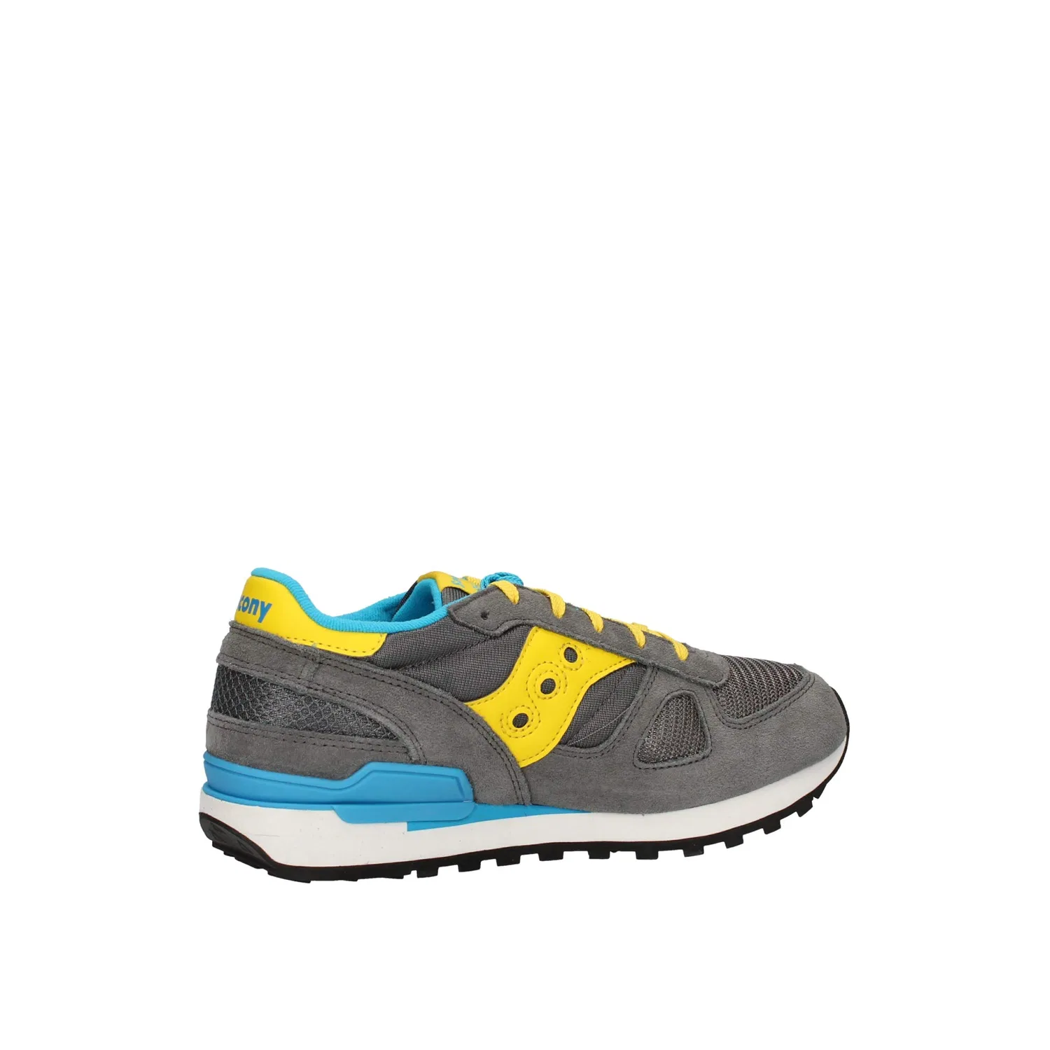 Детские кроссовки для мальчиков с принтом Saucony, Grey Blue — фото 4