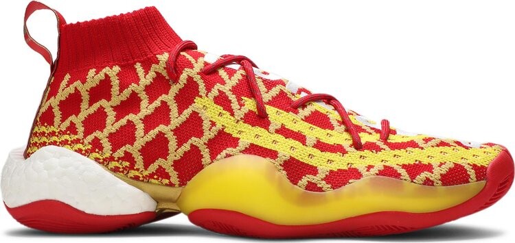 

Кроссовки Adidas Pharrell x Crazy BYW, красный/желтый