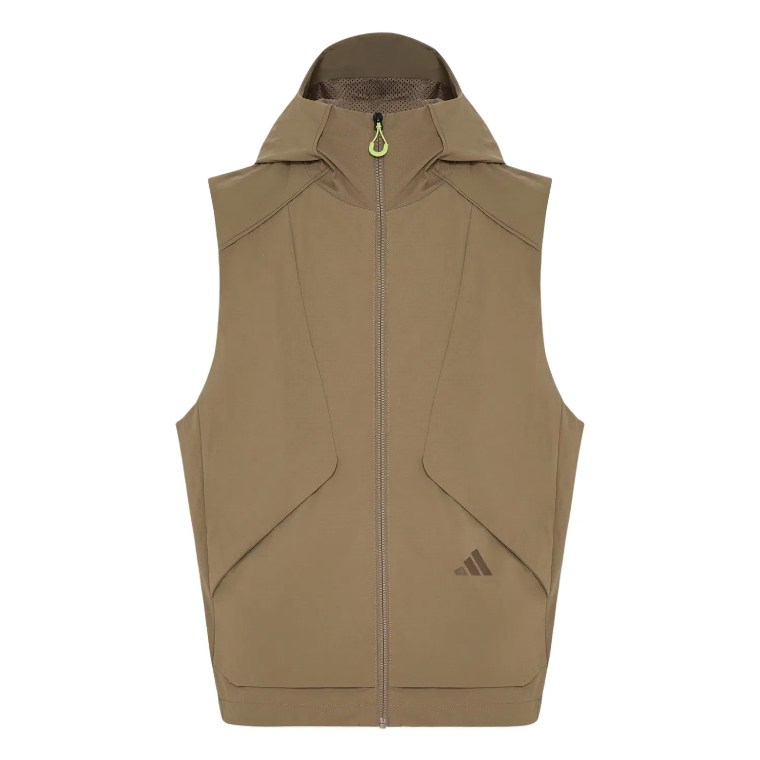 Унисекс жилет с капюшоном Adidas, Khaki Brown