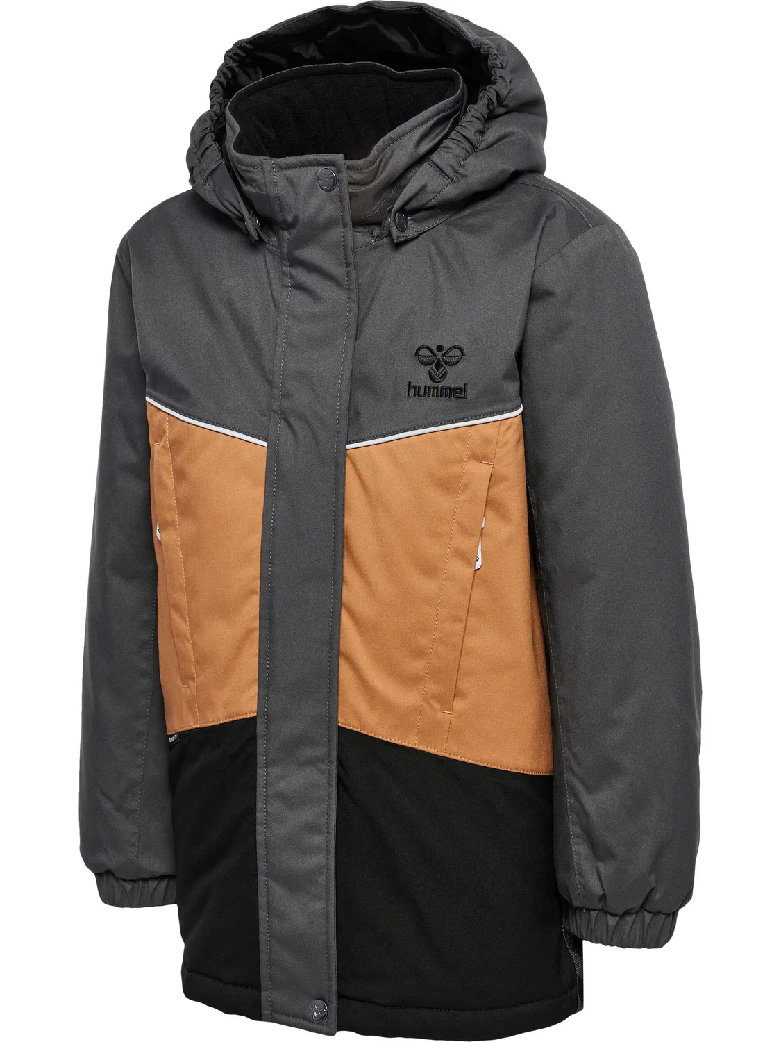 Детская куртка на молнии с капюшоном Hmlconrad Lifestyle Hummel, Asphaltgrau — фото 2