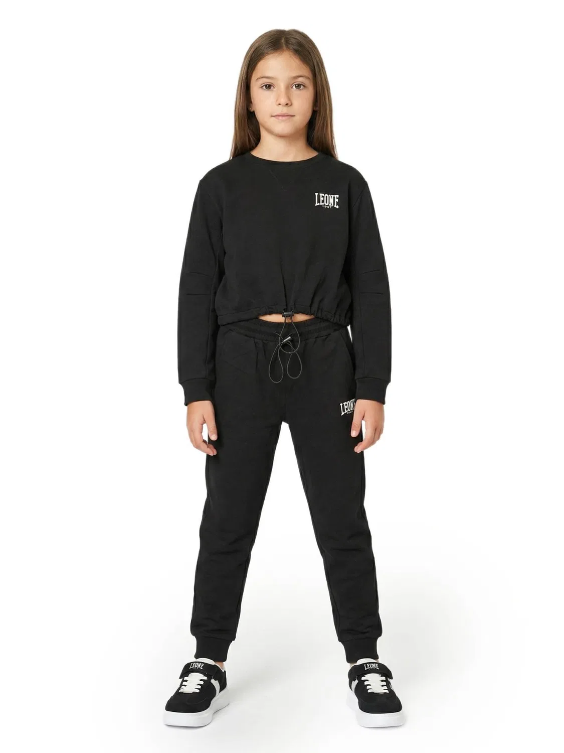 Детский спортивный костюм HJ The Light Leone 1947 Apparel, Schwarz Mondgrau — фото 3