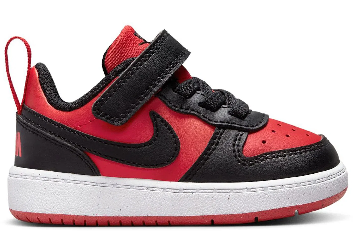 Детские кроссовки Lifestyle Nike Court Borough Low Recraft Nike, University Red/White/Black