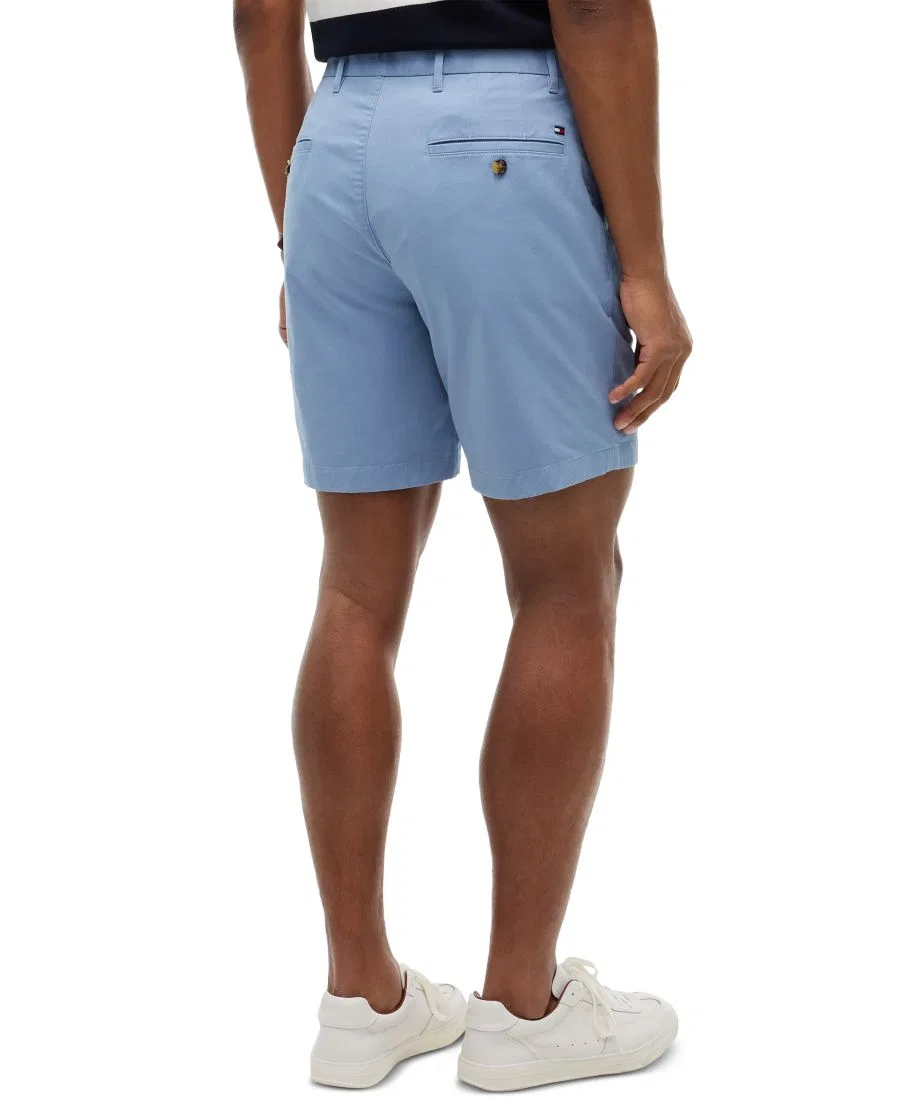 Шорты из твила Dover Essential Twill с длиной по внутреннему шву 20 см Tommy Hilfiger, Brisk Blue — фото 4