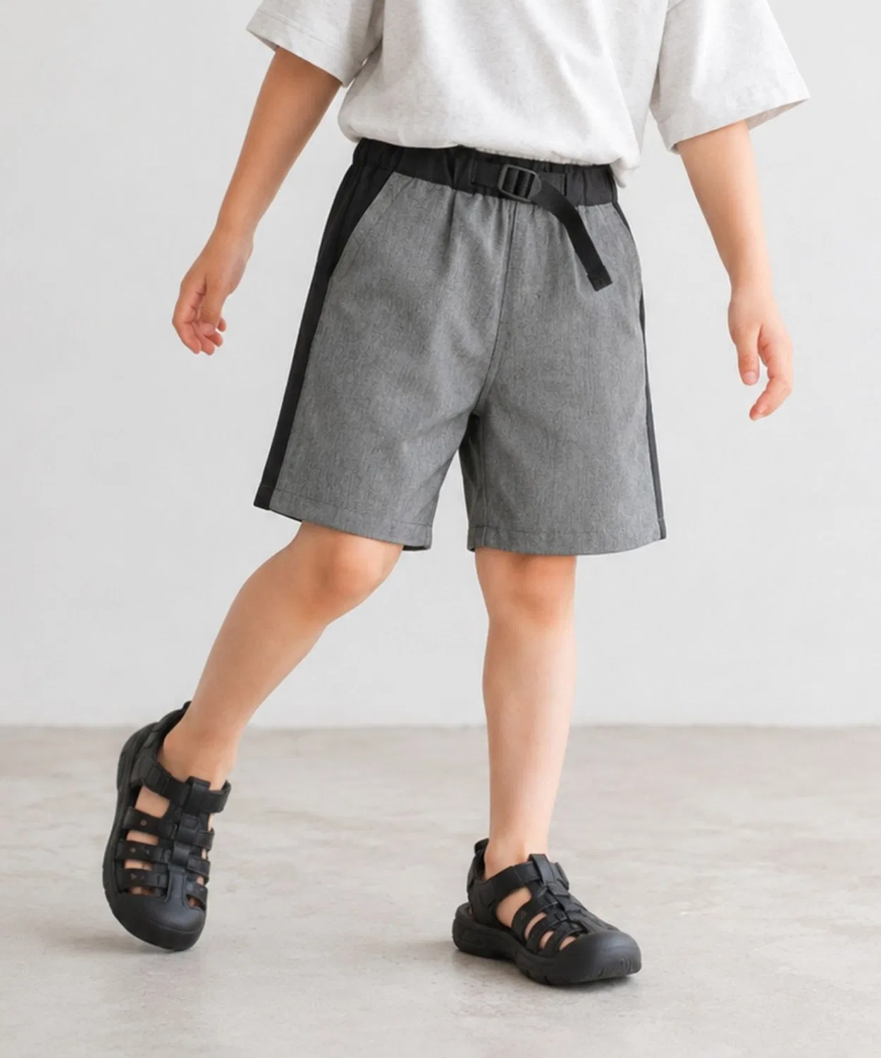 Детские шорты с контактной прохладой, модель Gear NAVY, Charcoal Grey