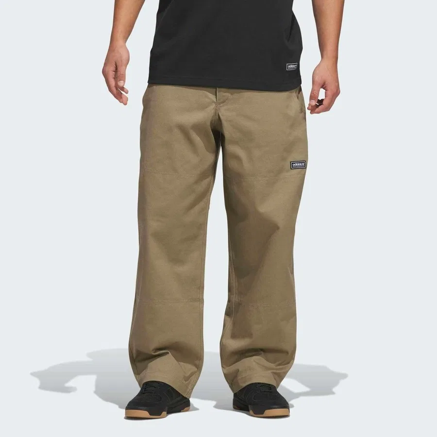 Штаны спортивные adidas Skateboarding Chino, Кремовый — фото 3