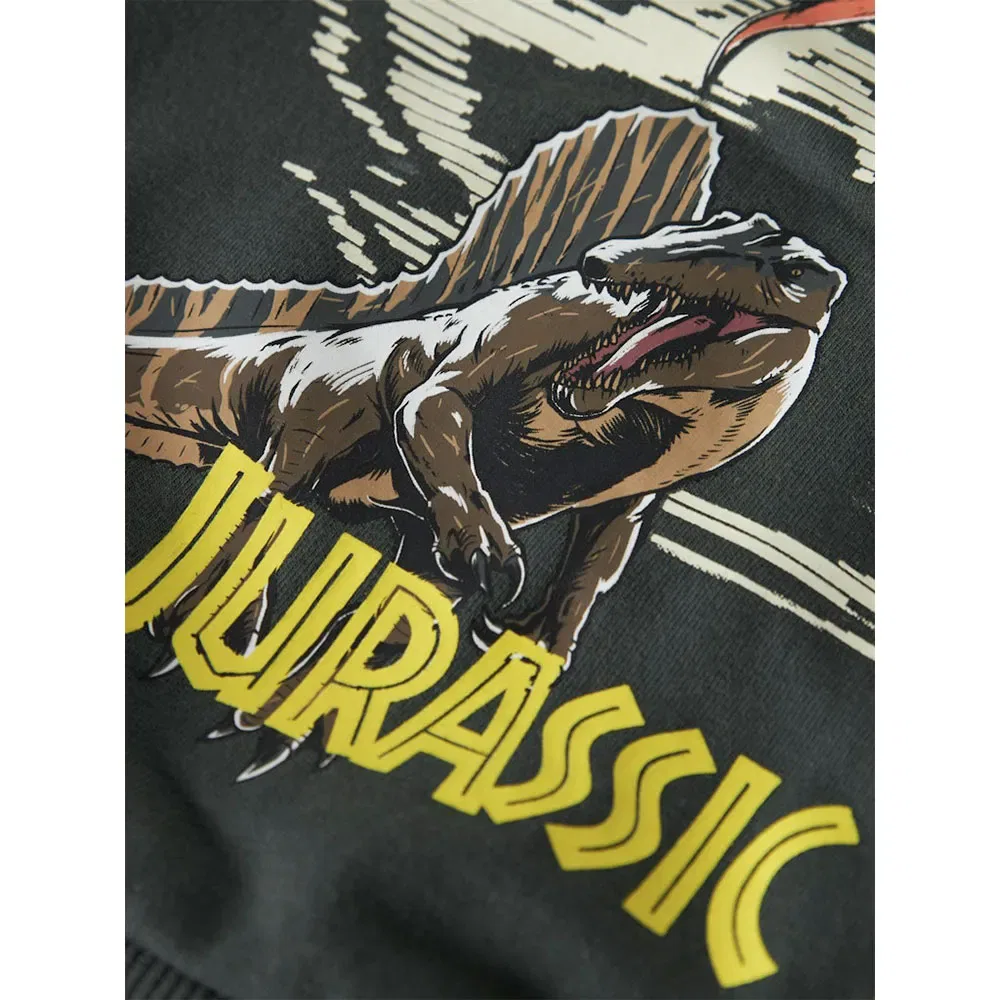 Свитшот Jurassic Name It, зеленый — фото 4