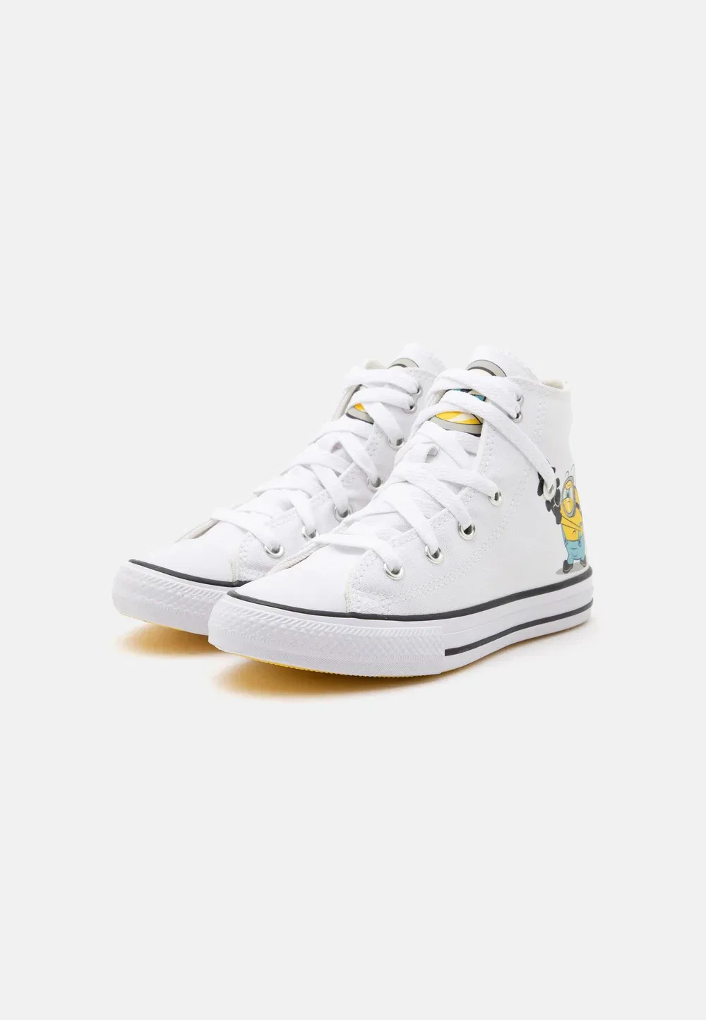 Классические высокие кроссовки Chuck унисекс Converse, White/Yellow — фото 2