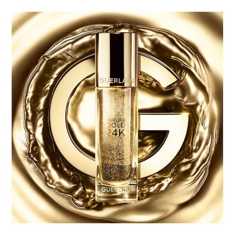 Увлажняющий праймер для лица Guerlain Perfecting Foundation Luminosity, золотой — фото 4
