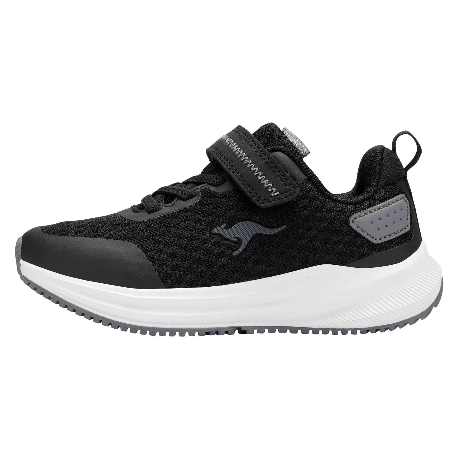Детские кроссовки с ортопедической стелькой KangaROOS K-RDK FAM EV, Jet Black/Steel Grey — фото 2