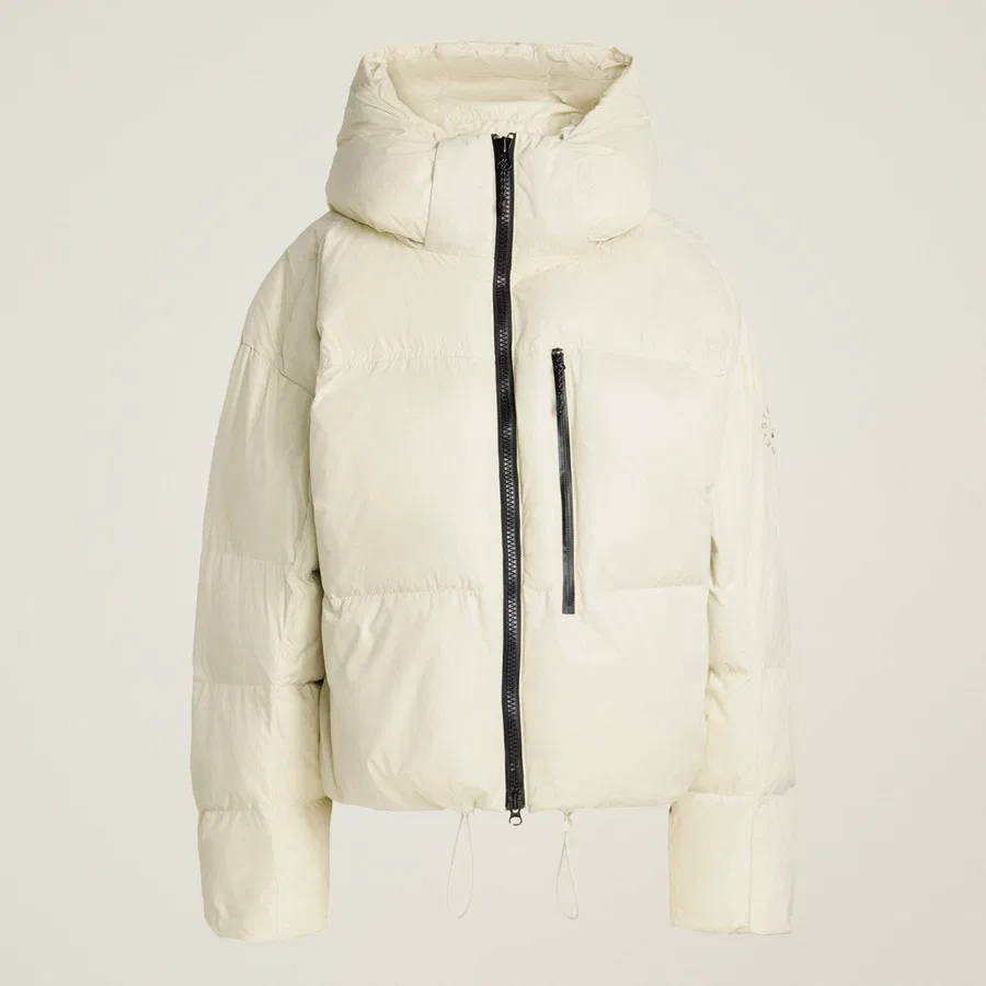 Женский пуховик с коротким рукавом aSMC SHORT PUF adidas, Бежевый