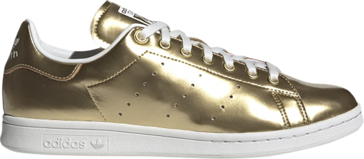 Кроссовки Adidas Stan Smith 'Gold Metallic', золотой - фото