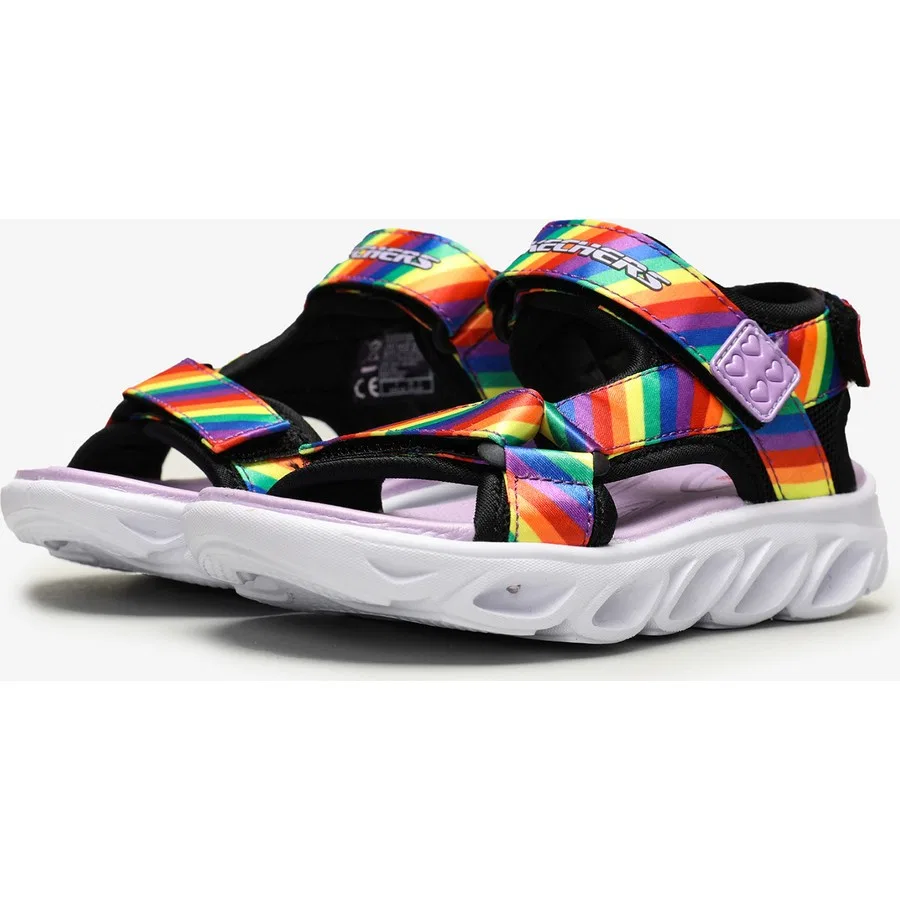 Сандалии с подсветкой Hypno-Splash - Rainbow Lights Skechers, Черный — фото 4