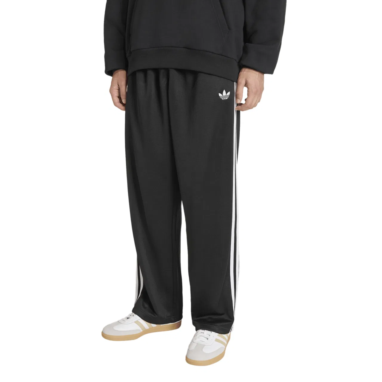 Мужские брюки Super Star Loose Track Adidas, черный/белый