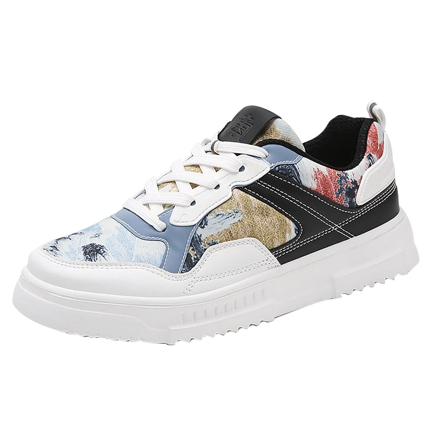 Детские кроссовки без шнуровки с принтом Sneaker Herren Schwarz Luckywaqng, Mimetico — фото 3