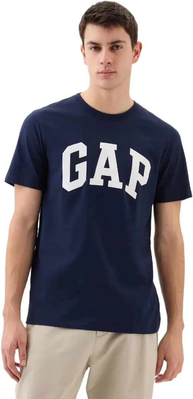 Мужская футболка с логотипом 2-pack Gap, Blue Multi Logo