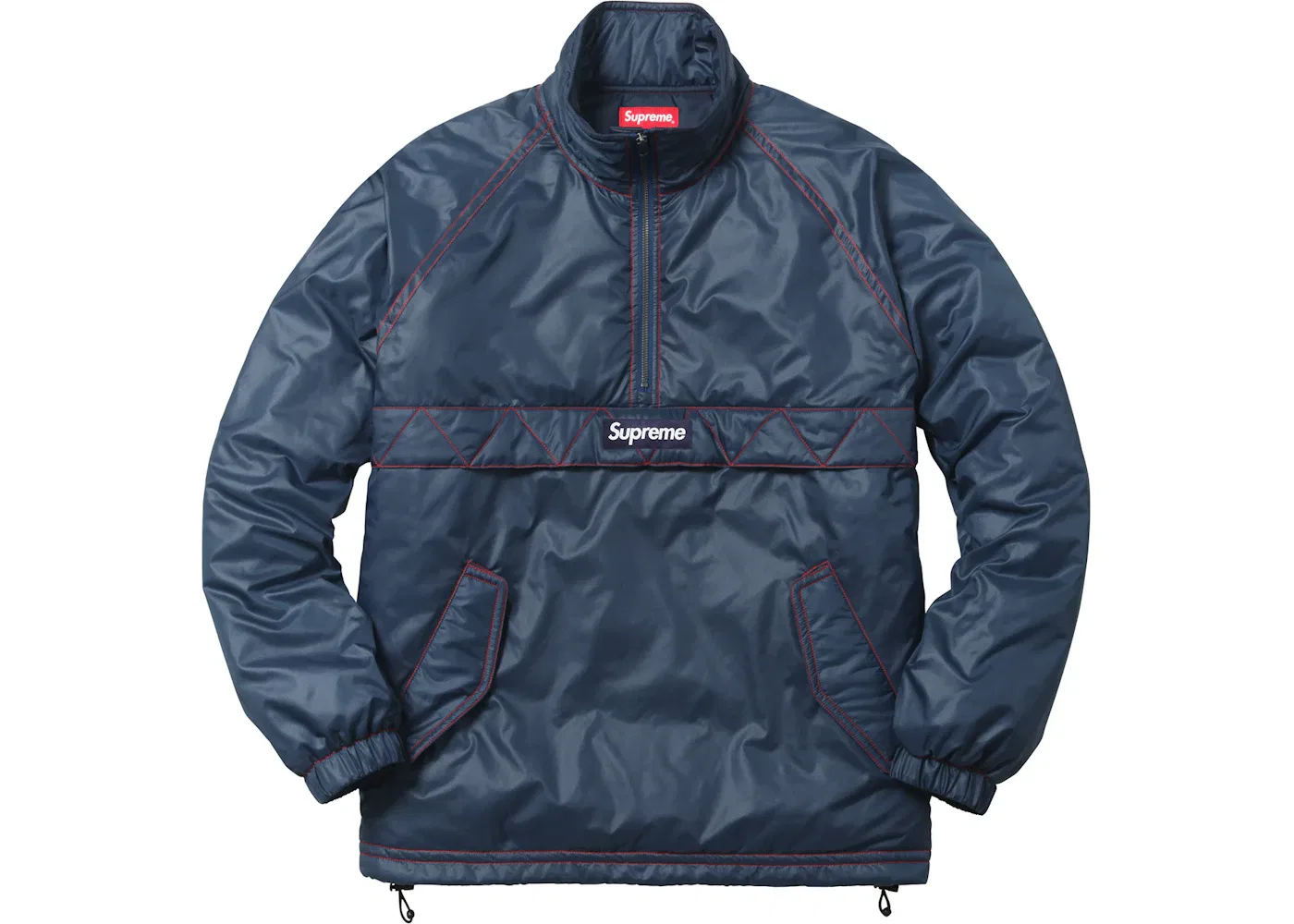 Мужской анорак с контрастной строчкой Contrast Stitch Supreme, темно-синий