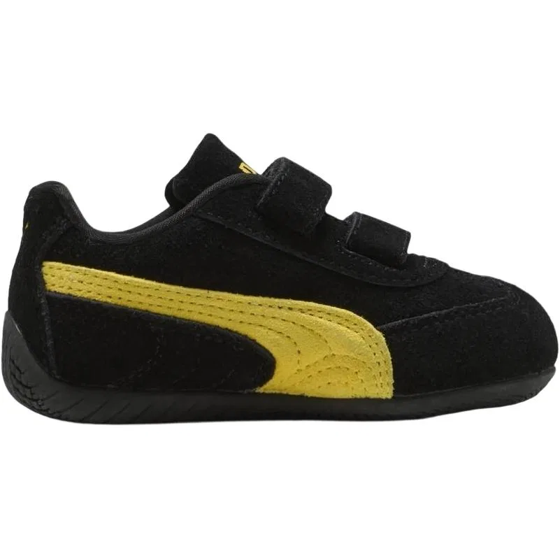 Детские кроссовки для мальчиков кожаные PUMA Speedcat, Black — фото 3