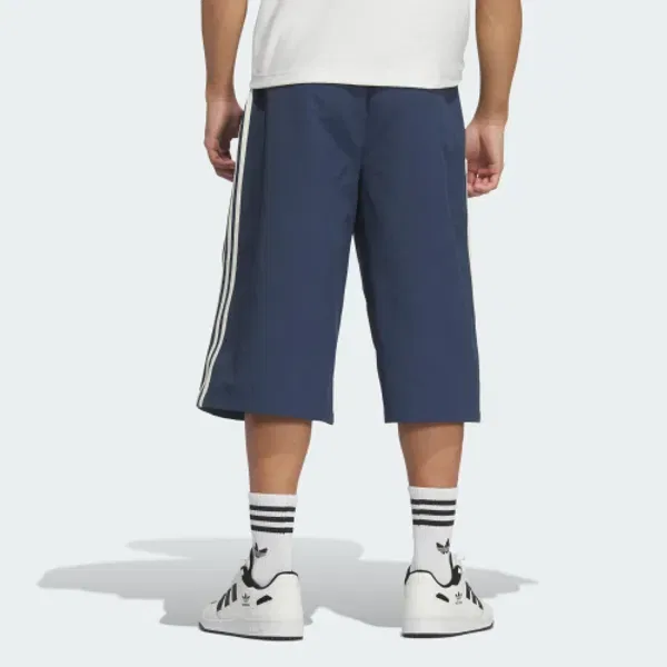 Шорты свободные капри Adidas, черный — фото 3