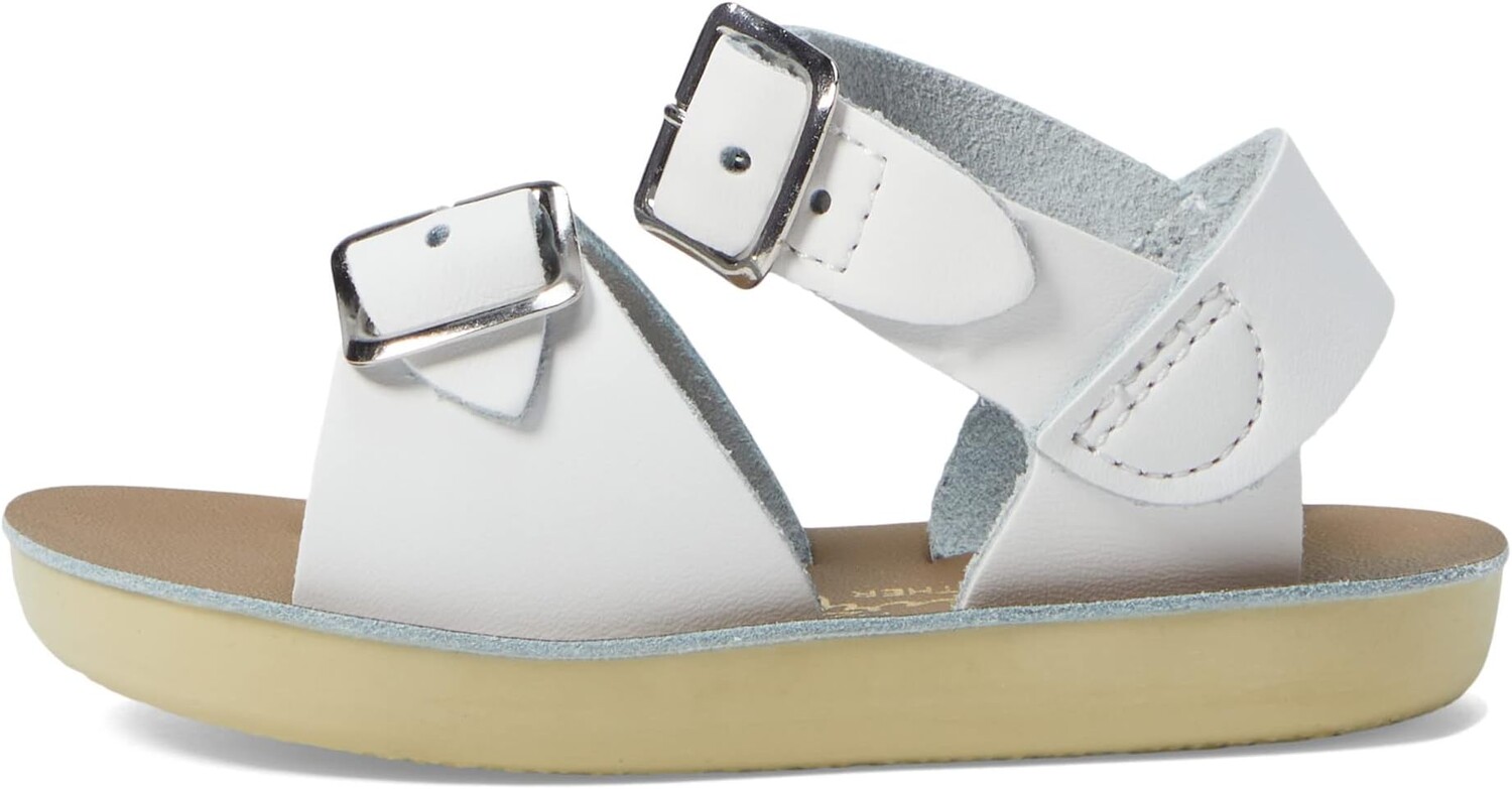 Сандалии на плоской подошве Surfer Hook & Loop Salt Water Sandal by Hoy Shoes, белый — фото 4