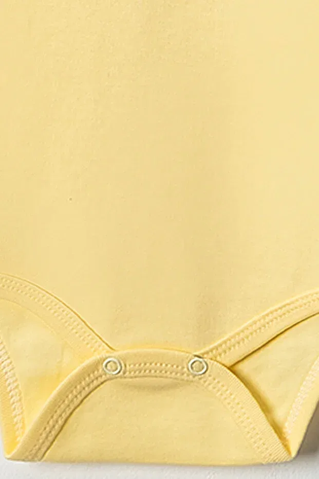 Детское боди-комбинезон с застежками на кнопках 5 шт Cembebe, Yellow — фото 4