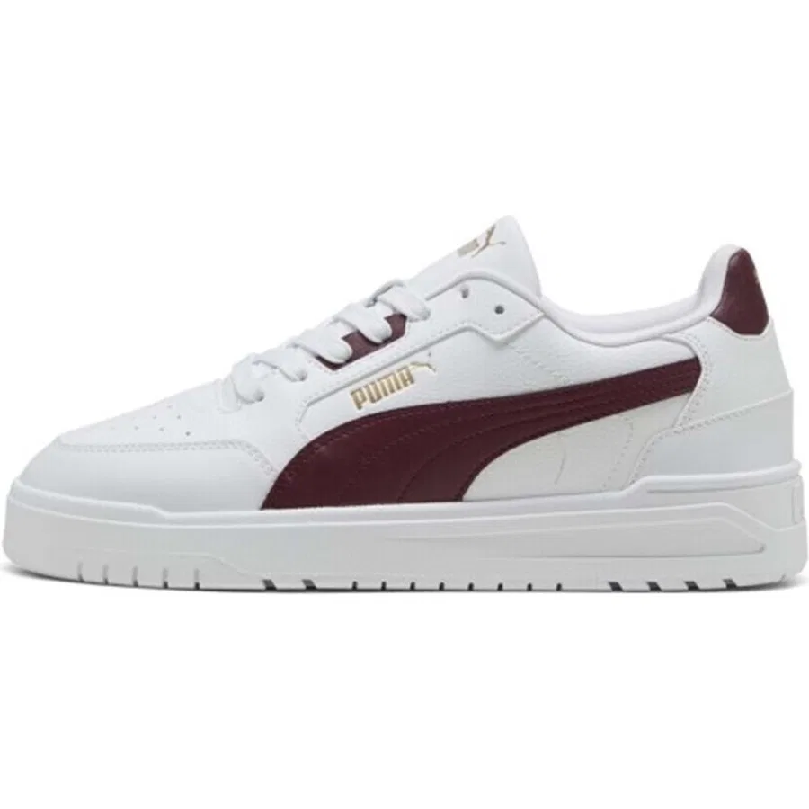 Кеды повседневные из натуральной кожи с плоской подошвой Old Skool Puma, Белый