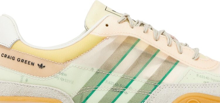 Кроссовки Adidas Craig Green x Squash Polta AKH 'Cream Bold Green', кремовый — фото 3