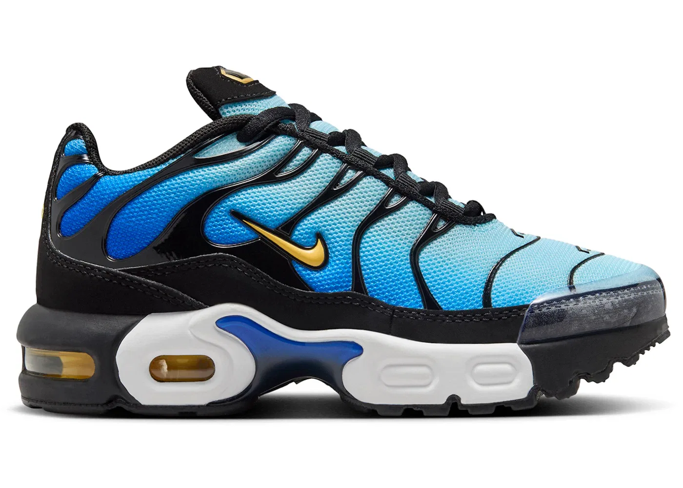 Детские кроссовки lifestyle Nike Air Max Plus Hyper Blue, Black/Sky Blue/Hyper Blue/Chamois