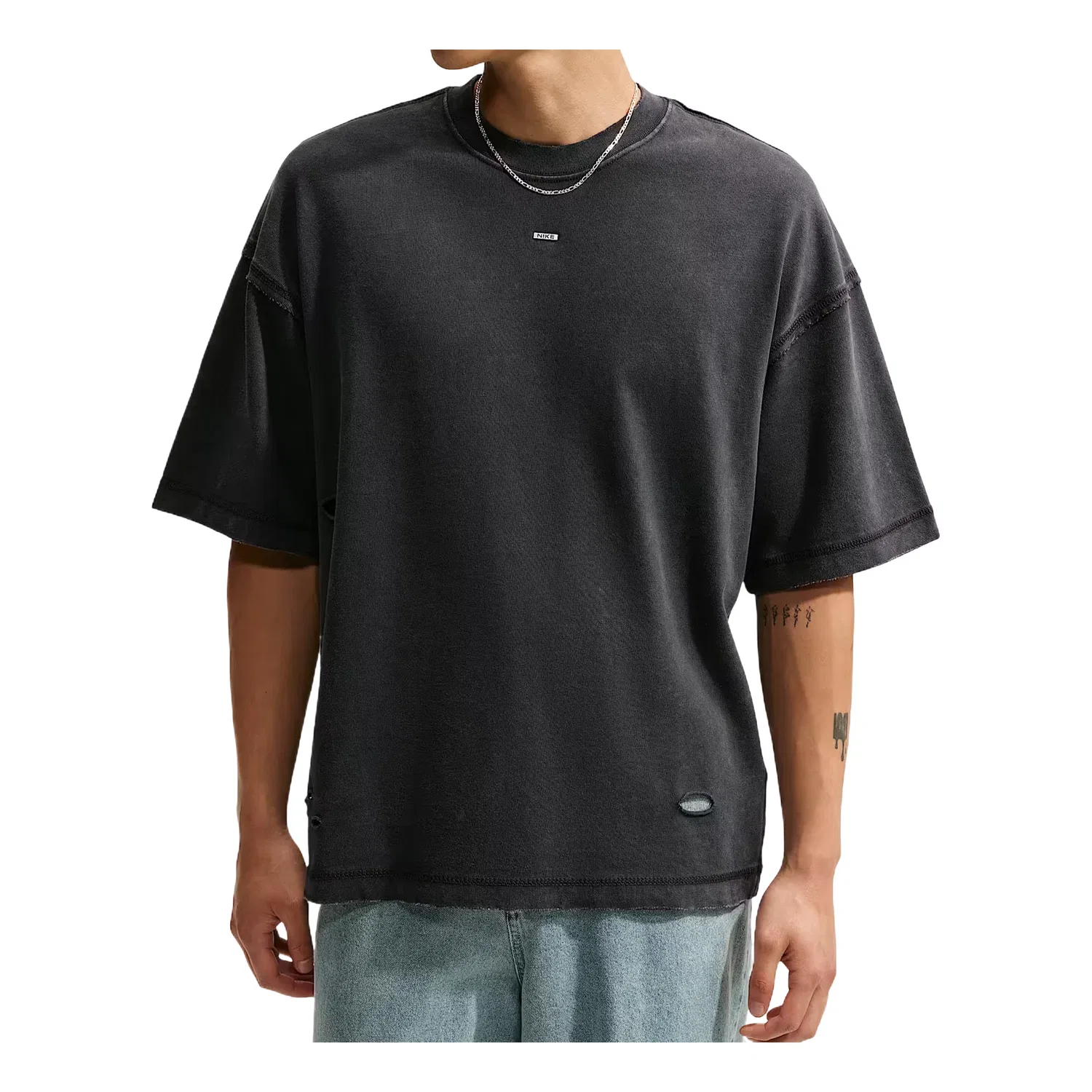 Мужская футболка хлопковая Nike Sportswear, черный