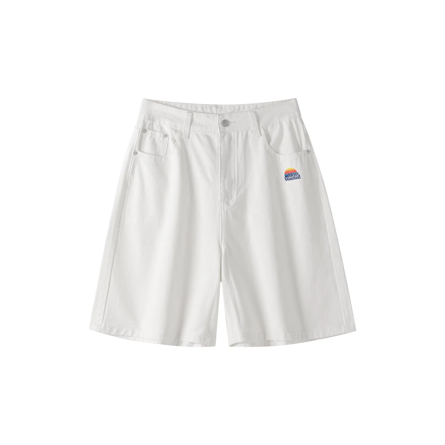 Детские джинсовые шорты Unisex MostwantedLab, Белый