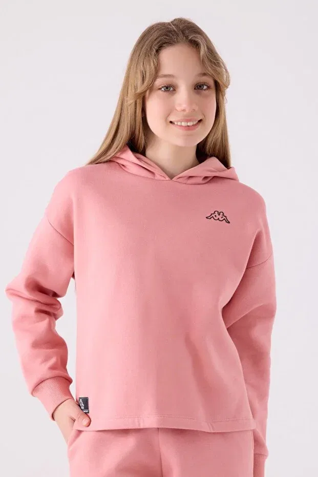 Детские свитшот для девочек хлопковый Delores Kappa, Pink — фото 3
