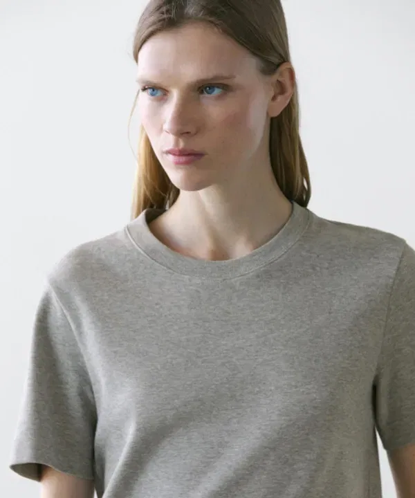 Футболка с круглым вырезом, 100% хлопок, Massimo Dutti — фото 4