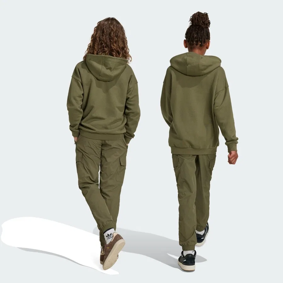 Зауженные брюки ADIDAS ORIGINALS «Брюки-карго» зеленого цвета — фото 3