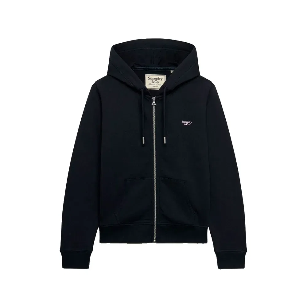 Женский худи с эмблемой Signature Embroidered Superdry, Blue — фото 3
