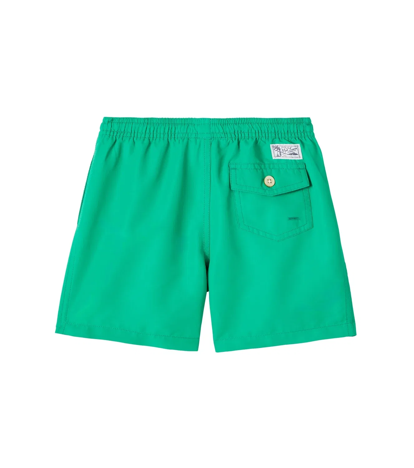 Плавки с эластичным поясом Polo Ralph Lauren Kids, зеленый — фото 3