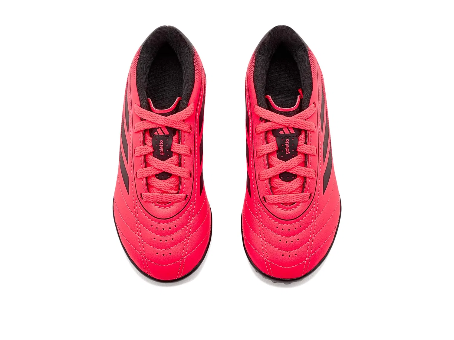 Бутсы Goletto Ix Turf Football (для маленьких и больших детей) Adidas Kids, Solar Turbo/Core Black/Core Black — фото 3