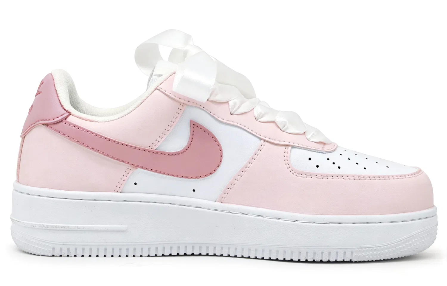Детские кроссовки для скейтбординга с принтом, Nike, Pink White — фото 4