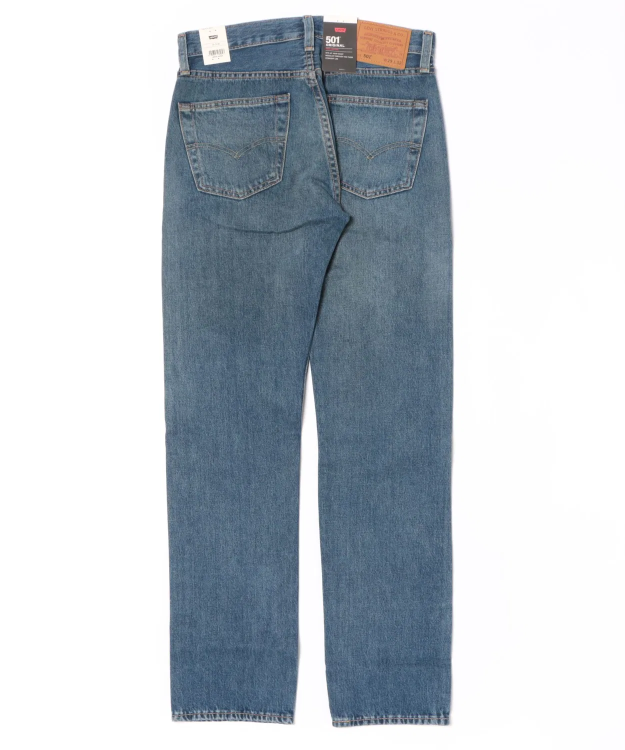 Джинсы прямого кроя 501 Original Straight Antique Wash Levi's, Blue — фото 2