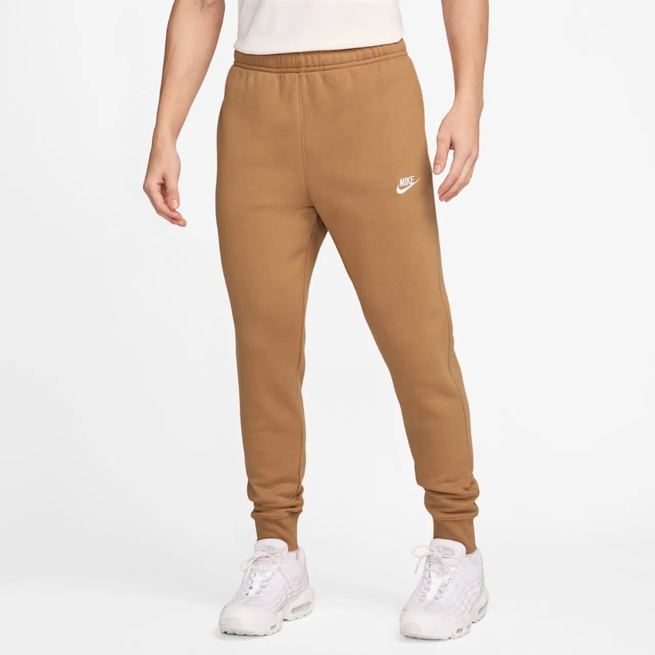 Мужские спортивные брюки Club Joggers Nike, цвет Flax/White