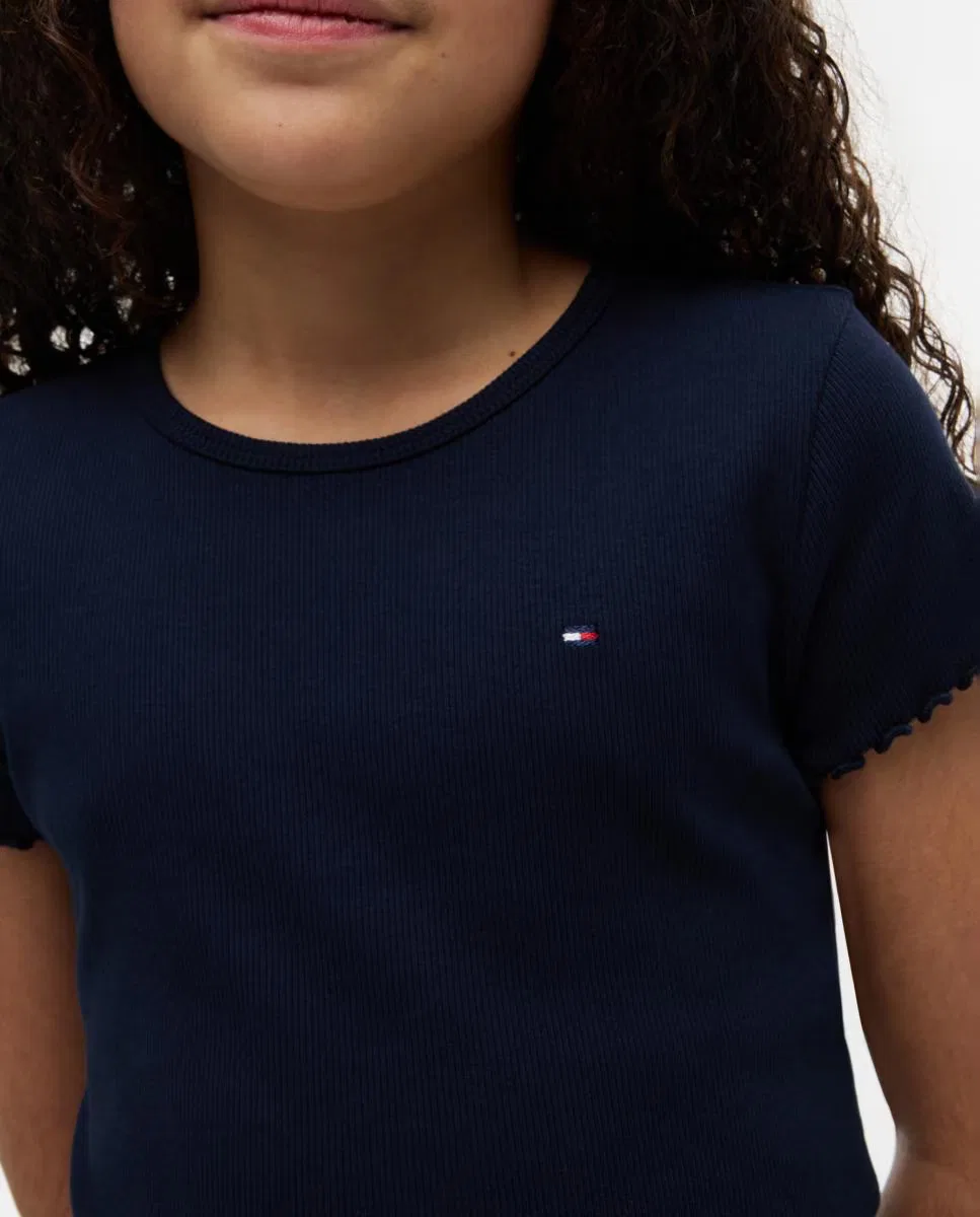 Детская футболка, Canalé Ondulado, Tommy Hilfiger, желтый — фото 3