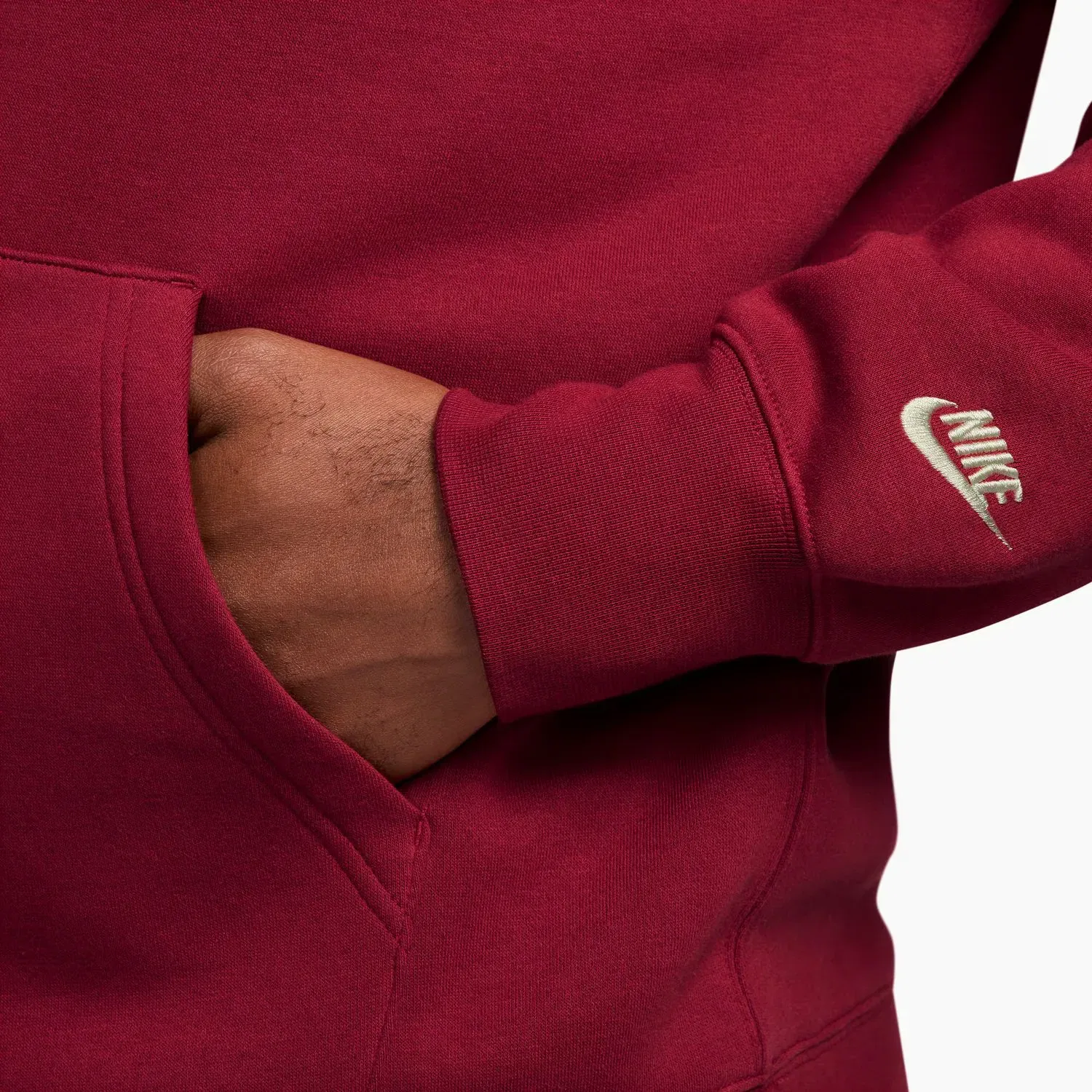 Мужская худи Nike, Красный — фото 4